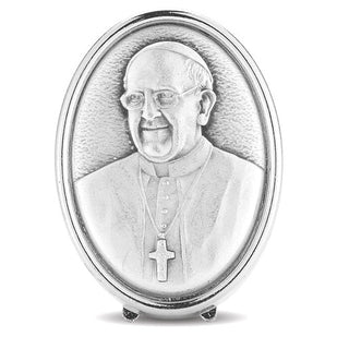 10-Pack - 1.5" Silver Pope Francis