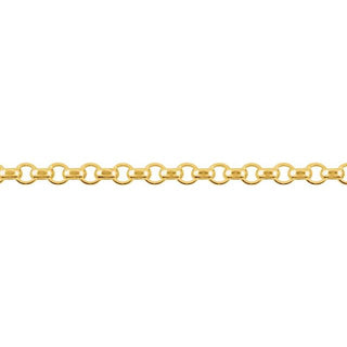 2.5 mm Hollow Diamond-Cut Rolo Chain