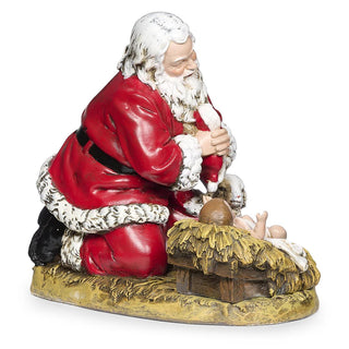 8-Inch Kneeling Santa Figure Joseph's Studio Collection