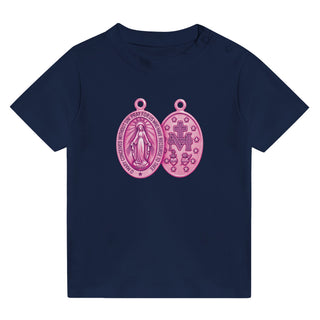 Pink Miraculous Medal Baby T-Shirt - view 6