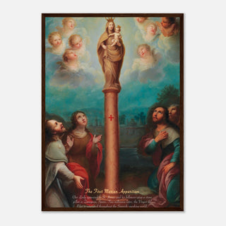 Our Lady Appearing to St. James Framed Print - view 19