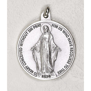 12-Pack - Round Large Miraculous Medal 1-3/4 inch