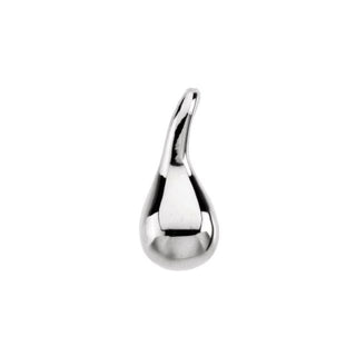 14K White 14x6 mm The Tears of Christ Pendant 
