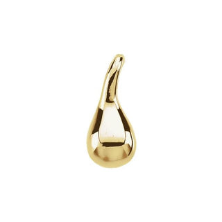 18K Yellow 14x6 mm The Tears of Christ Pendant 