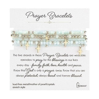 24-Piece Set Prayer Jewelry With Display