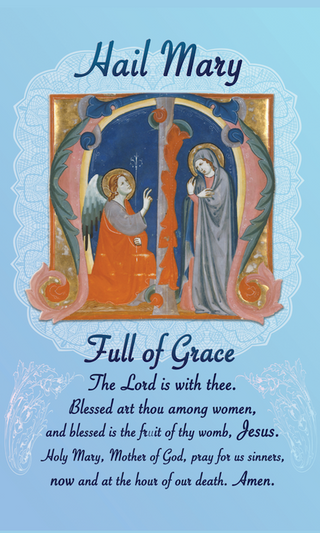 Hail Mary Refrigerator Magnet