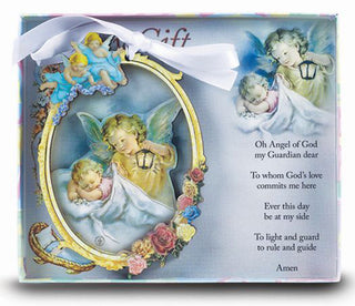 4.5" 3D Wooden Baby Crib Medal