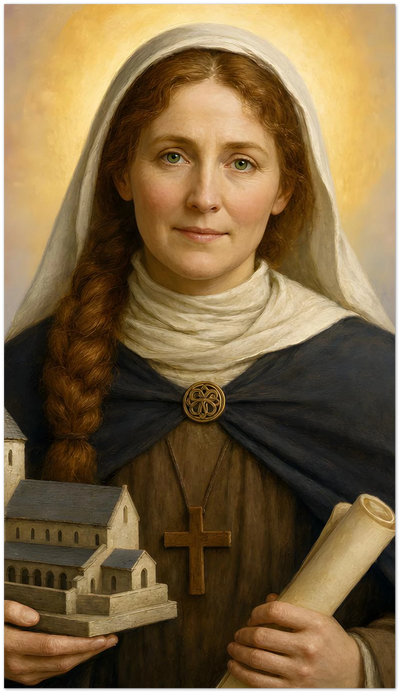 St. Fanchea Holy Cards