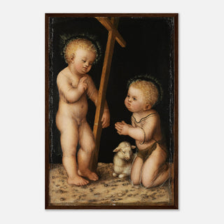 Christ Child and St. John with Lamb Framed Print - view 23