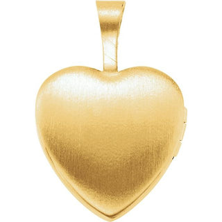 14K Yellow Gold-Plated Sterling Silver Heart Cross Locket