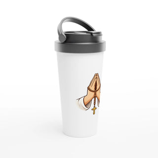Praying Hands with Rosary Travel Mug - view 2