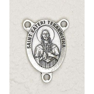 25-Pack - Oval St Kateri with Rosary Center