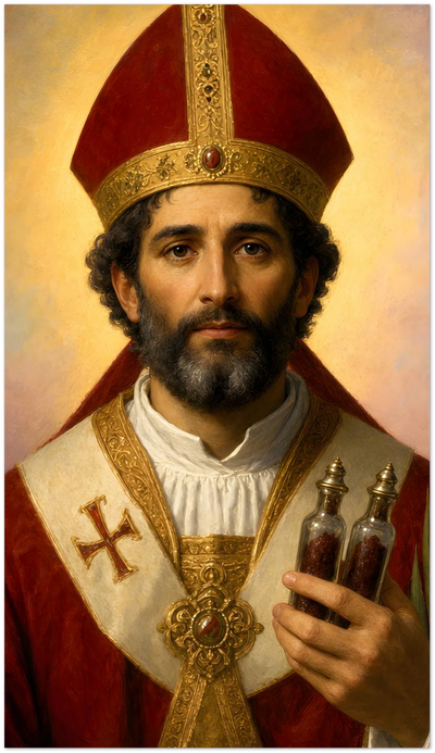 St. Januarius Holy Cards