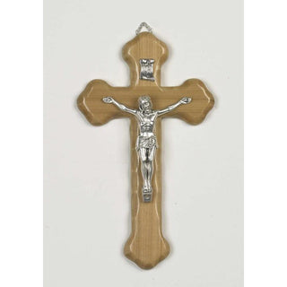 8 inch Olive Wood Crucifix Boxed
