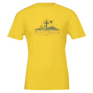 'Pax et Bonum' Franciscan T-Shirt - view 4
