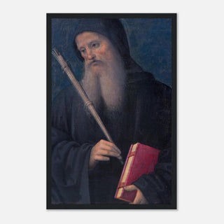 St. Benedict Portrait Framed Print - view 22