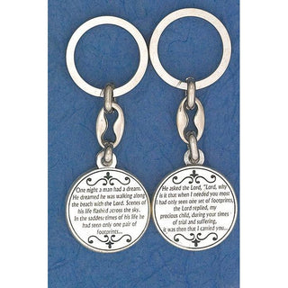 6-pack - Footprints Token Keyring