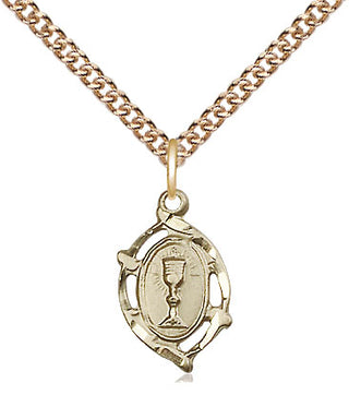 14kt Gold Communion Medal