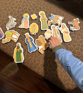 Quiet Nativity Set (a Christmas bath toy!)