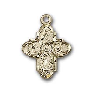 Gold-Filled 4-Way Pendant