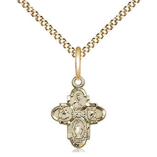 Gold-Filled 4-Way Pendant