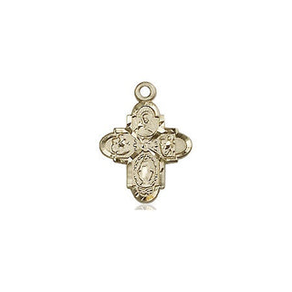 14kt Gold 4-Way Medal