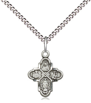 Sterling Silver 4-Way Pendant