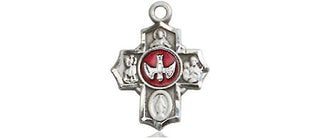 Sterling Silver 5-Way Medal