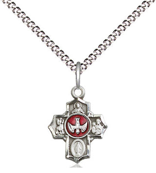 Sterling Silver 5-Way Medal Religious and Catholic Jewelry