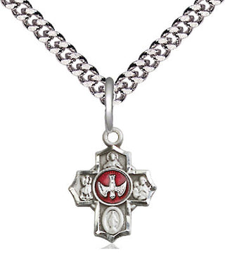 Sterling Silver 5-Way Medal Religious and Catholic Jewelry