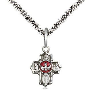 Sterling Silver 5-Way Medal Religious and Catholic Jewelry