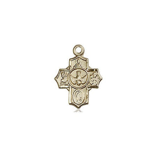 14kt Gold Filled 5-Way Medal