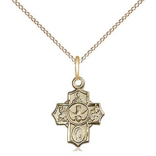 14kt Gold 5-Way Medal