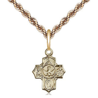 14kt Gold 5-Way Medal