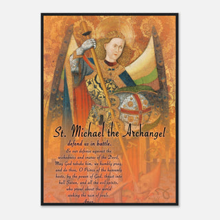 St. Michael the Archangel Prayer Framed Print - view 14
