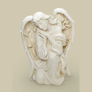 39" Scale White Kneeling Angel