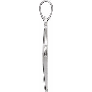 Platinum Cross Pendant