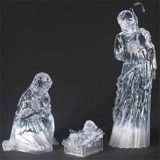 23-Inch 3-Piece Set Lighted Holy Family