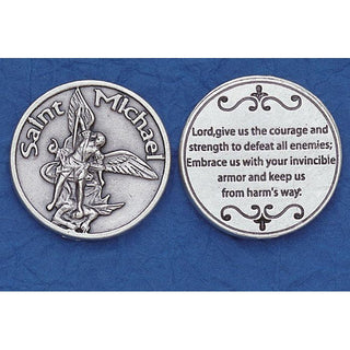Bulk Italian Token - St Michael for Military