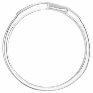 Sterling Silver The Rugged Cross Chastity Ring