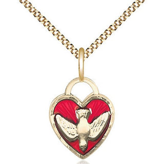 14kt Gold Filled Confirmation Medal Religious Jewelry Engraved Catholic Saint Jewelry