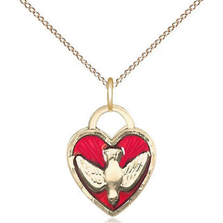 14kt Gold Confirmation Medal Engraved Catholic Saint Jewelry