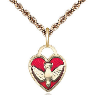 14kt Gold Confirmation Medal Engraved Catholic Saint Jewelry