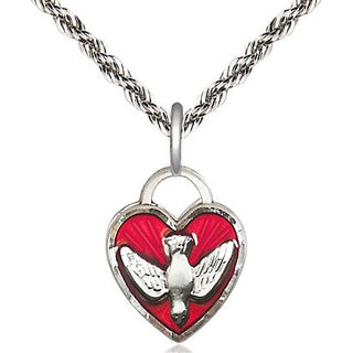 Sterling Silver Confirmation Medal Religious Jewelry Engraved Catholic Saint Jewelry