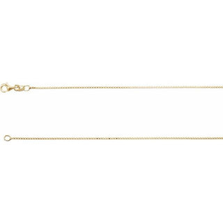 1 mm Diamond-Cut Box Chain 
