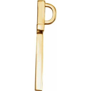 10K Yellow 17.4x11.1 mm Cross Pendant