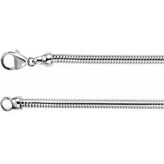 3.25 mm Round Snake Chain