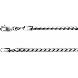 1 mm Round Snake Chain 