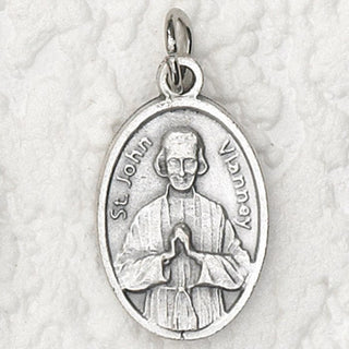 25-Pack - Oxidized Pendant- St John Vianney