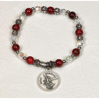 4-pack - Saint Michael - Italian Charm Bracelet